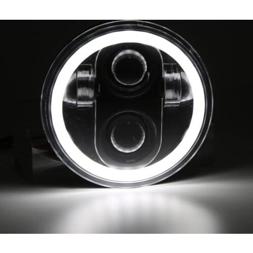 5.75 5 3/4 inch Moto LED Headlights Full Halo Lights Kit For Night Rod Iron 883 Dyna Sportster 1200 Indian Scout Triumph
