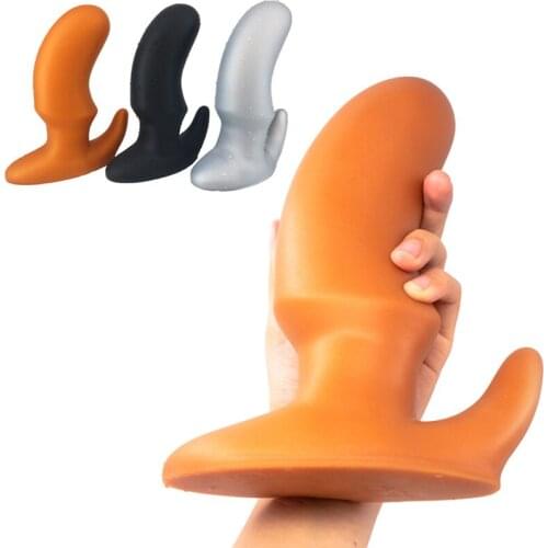 Liquid Silicone Super Huge Anal Plug Sex Toys For Man Gay Prostate Massager Butt Plug Anal Dildo Vaginal Stimulator Masturbation