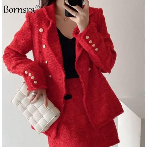 Женские костюмы с юбкой Bornsra China At AliExpress