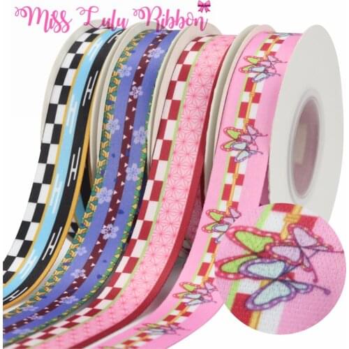 10mm 15mm 20mm Japan Cartoon Printed Keychain Neckband Key Lanyard ID Pass Card Gym Mobile Phone USB Badge Holder Lanyard Ribbon