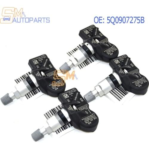 Tire Pressure Sensor TPMS 5Q0907275B 433Mhz For AUDI SKODA PORSCHE VOLKSWAGEN