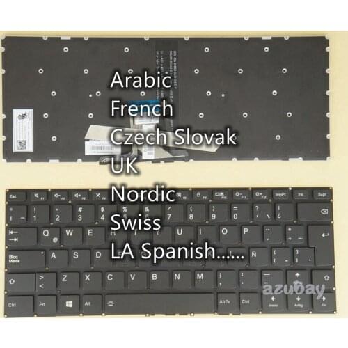Arabic French Czech Slovak Keyboard For Lenovo Ideapad 310s-14ast 310s-14isk 310s-14ikb 510s-14isk 510s-14ikb LCM15J5, Backlit
