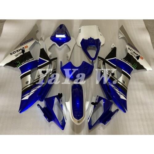ABS Plastic Fairings Kit Fit For YAMAHA YZF R6 2008- 2016 Whole Fairings YAMAHA YZF R6 2008-2016 Blue White