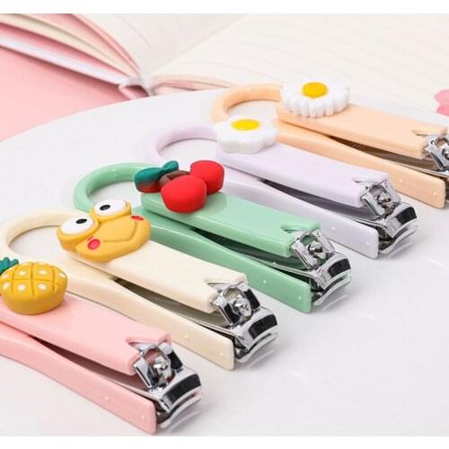 Cute Cartoon Nail Clippers Small Nails Trimmer For Children Newborn Baby Home Portable Manicure And Toe Repair Tools Infantil