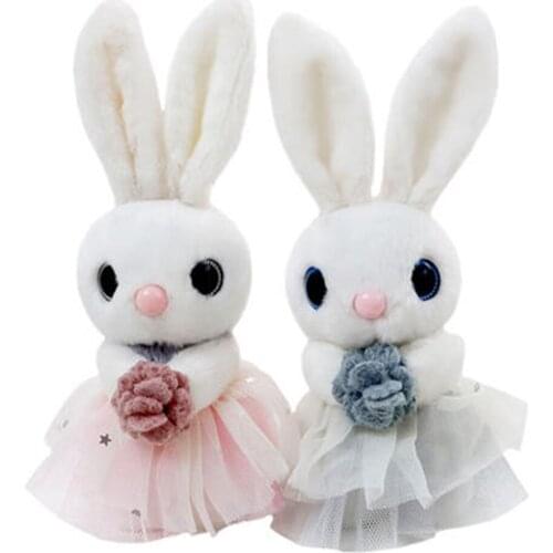 Cute Bunny Bag Pendant Girl Doll Car Keychain Doll Bag Plush pendants