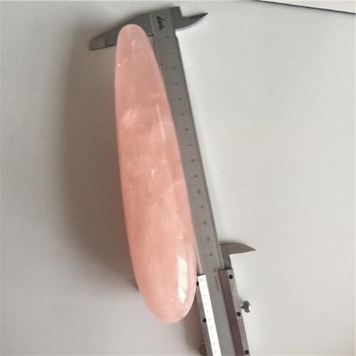 Wholesale Natural rose quartz stone crystal quartz massager Yoni wands
