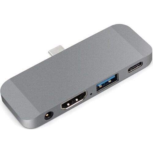 Type C to HDMI USB-C USB3.0 with Audio PD Dlivery Adapter Hub for MacBook Samsung S8 Dex Huawei P30 Dock TV Projector