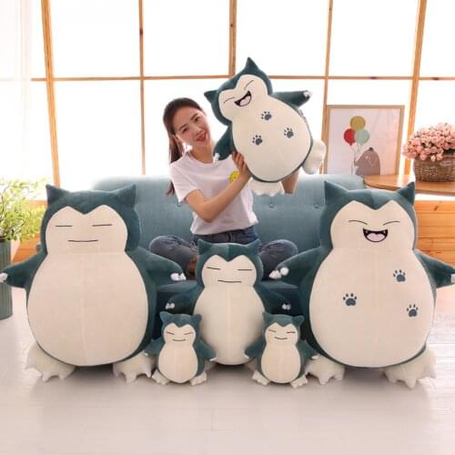 Pokemon Snorlax Plush Toys Japan Pokemon Snorlax Anime Cartoon Soft Stuffed Animal Doll Children Kids Toys Birthday Gift
