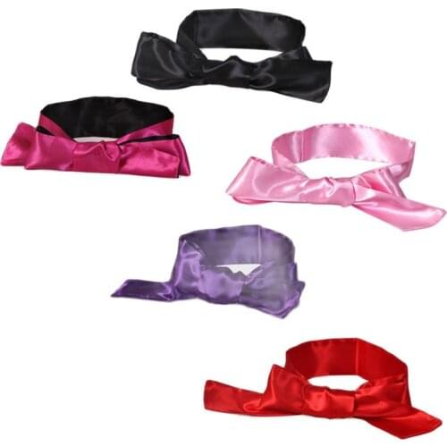 Wholesale Sex Unisex Blindfold Eye Satin Mask Sex Games Set Couple Love Cosplay Cover Band