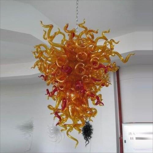 Unique Decorative Designer Contemporary Hotel Lobby Handmade Blown Glass Pendant Lights for Kitchen Decor