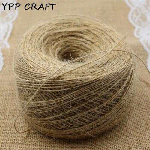 YPP CRAFT 1mm Thin rope, Natural Jute Twine Cord DIY/Decorative Handmade Accessory Hemp Jute Rope For Papercrafting 400m