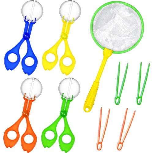 Clamp Toys Handy For Kids Collection Bug Clip Plastic Insect Catcher Scissors Educational Tweezers Camping Gift