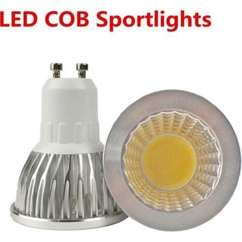 10pcs Super Bright LED COB Spotlight Dimmable E27 E14 GU5.3 Led GU10 220V 6W 9W 12W LED Lamp Lighting Warm / Pure / Cool Whi