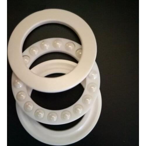 2pcs/lot 51109 51110 51111 51112 ZrO2 full ceramic Axial Ball Thrust Bearing 45x65x14 50x70x14 55x78x16 60x85x17 mm