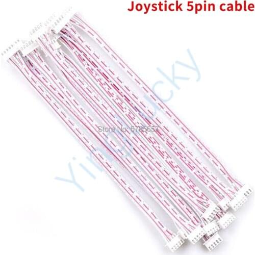 50Pcs Arcade SANWA Joystick wire harness Joystick 20cm 5Pin Cable For Sanwa Joystick Jamma arcade PC/PS2/PS3/XBOX to USB Encoder