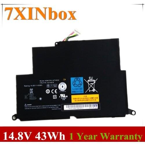 7XINbox 14.8V 43Wh 42T4932 42T4933 42T4934 42T4935 42T4984 Battery For Lenovo ThinkPad Edge S220 E220s E220s 50382NU 503832C