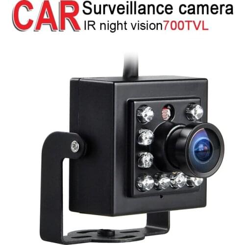 Free Shipping HD Mini 700TVL Bus Camera,1/3 CCD IR Night Vision,AV/Aviation/BNC Camera for Truck Vans Taxi DVR Surveillance