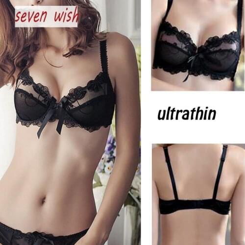 Floral Lace Bras And Panties Set Transparent Plus Size Underwear Push Up Underwear Women Set Sexy Womens Lingerie A B C D Cup