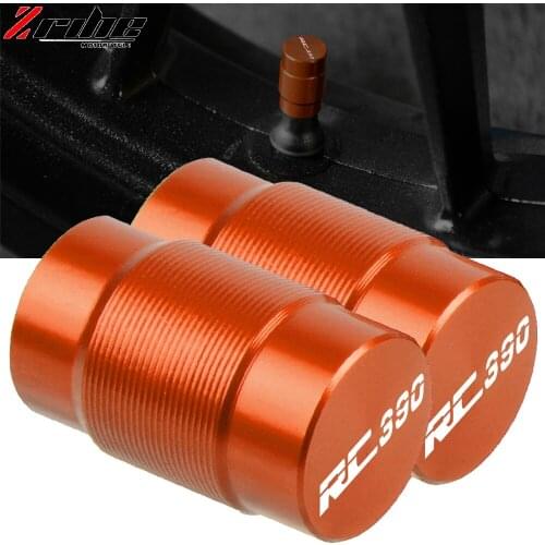 For RC 125 200 250 390 rc390 2014 2015 2016-2018 Motorcycle Aluminum Accessorie Wheel Tire Valve Stem Caps Airtight Covers