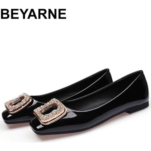 BEYARNE Fashion Brand Flats for Women Casual Shoes Slip-on Soft Comfortable Office Ladies Footwear