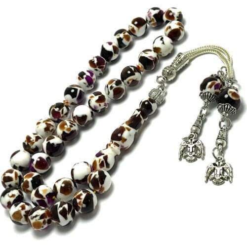 Islamic Tasbih Muslim Rosary Beads 33 Prayer Rosary For Men Bracelet For Men Accessory amber oltu amber stone Handmade Turkey