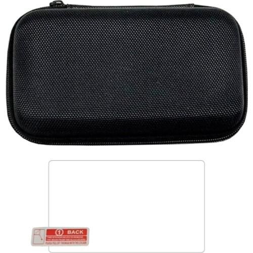 Carrying Suitcase, Portable Bag Tempered Glass Film & Cable for Retroid Pocket 2 Accessories Kit