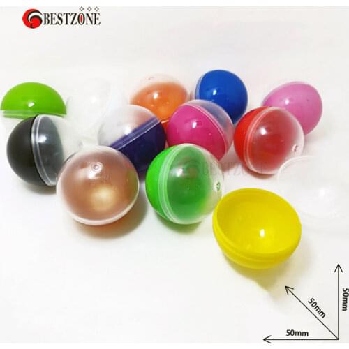 Free shipping 50mm plastic capsule balls toy capsules, vending machine toy capsules