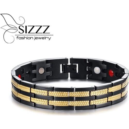 SIZZZ Titanium steel jewelry wholesale tide male jewelry magnet bracelet&bangles for men