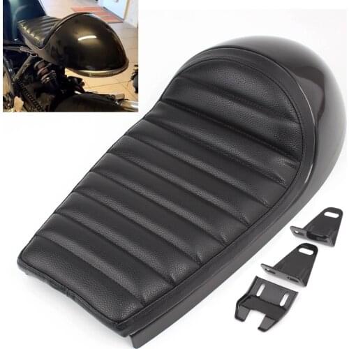 Cafe Racer Seat Retro Seat Pan Base Vintage Cushion Scrambler Vintage Saddle Motorcycle Seat For Triumph Bonneville Honda BMW