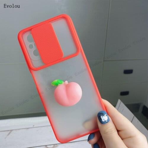 Cute Squishy Phone Case for Xiaomi Redmi Note 10 Pro Slide Camera Protection Cover For Mi 11X Pro 11i 10i Stress Reliever Case