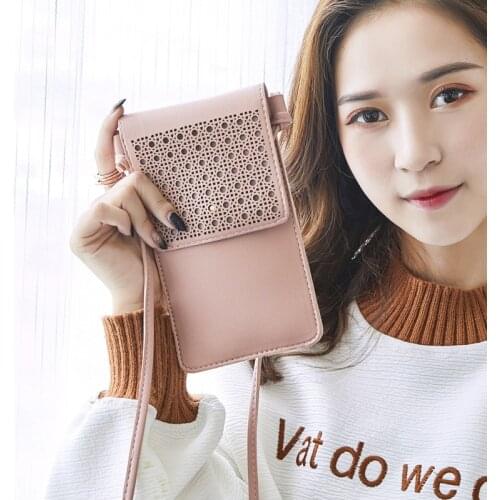 Outdoor Sport Touchable PU Leather Change Bag ✨Mothers Day Promotion Best Gift✨ Mobile Phone Bag Cash ID Card Wallete 2021