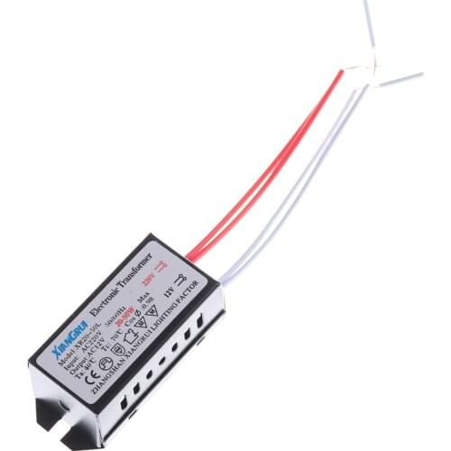 LED Lighting Transformator Halogen Lamp Electronic Transformer LED Driver Power Supply AC 220V To 12V 20-50W