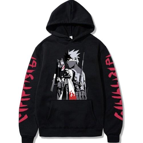 Anime Men Women Hoodies Pullover Casual Printing Hooded Streetswear Sweatshirt Men Women Unisex