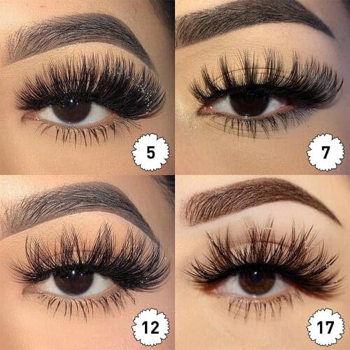 3D Mink Lashes Packaging Boxes 25 mm Mink Eyelashes Bulk Eyelash Extension Supplies Natural Thick Long False Eyelashes Dramatic