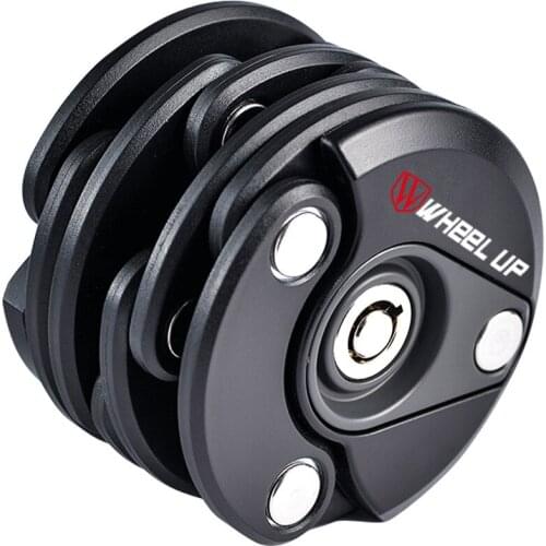 Bicycle Lock Foldable Bike Lock With 3 Keys Hamburg-Lock Alloy Anti-Theft Strong Security Cycling Mount Bracket Chain Bike Locks