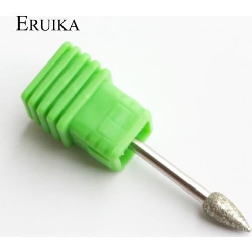 ERUIKA 1PC Diamond Burr Nail Drill Bit Electric Nail Cutter Manicure Machine Polishing Tools Nail Tools