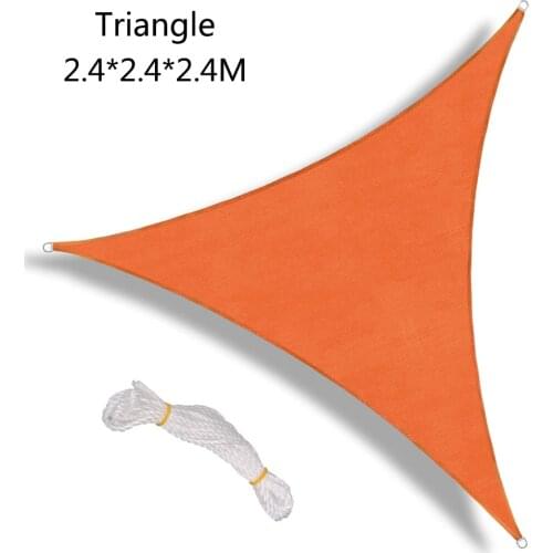 3.6m Triangle Sun Shade Sail Waterproof Outdoor Garden Patio Party Sunscreen Awing Sun Canopy For Beach Camping Pool
