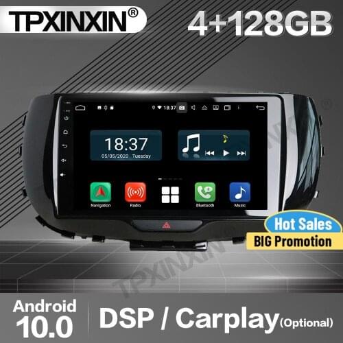 4+128G Carplay Car Radio 2 Din Stereo Receiver Android For Kia Soul 2020 IPS GPS Navigation Player Auto Audio Recorder Head Unit