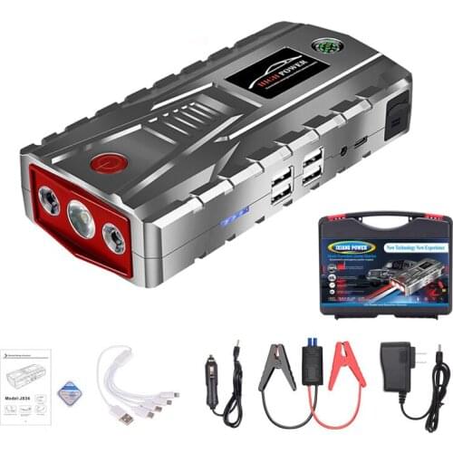 12V 800A Car Jump Starter 21000mAh Power Bank for Smartphone iPad Tablet Portable Charger For Petrol Diesel Car Battery Booster