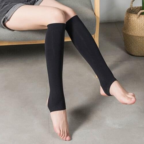 Black Khaki Women Stockings Elasticity Nylon Silk High Knee Stockings Women 2020 Fashion Sexy Stocking Female Skarpetki