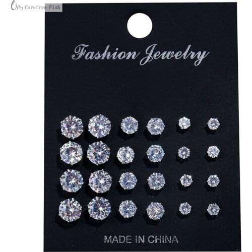 Серьги-гвоздики Hengcreation China At AliExpress