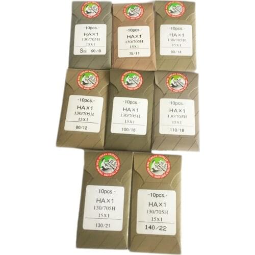 HA*1 Sewing Needles Japan ORGAN House Sewing Machine Needles for SINGER BROTHER size 8,9,10,11,14,16,18