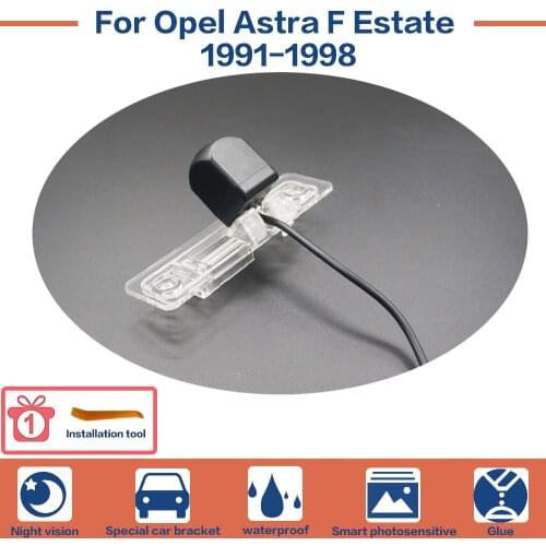 Night Vision Car Rear View Camera CCD HD Backup Reverse Parking Webcam For Opel Astra F Estate 1991-1998
