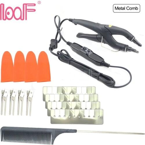 LOOF JR668 Keratin Fusion Connectors for Pre Bonded Hair Extensions Iron Melting Tool Kits Temperature Control