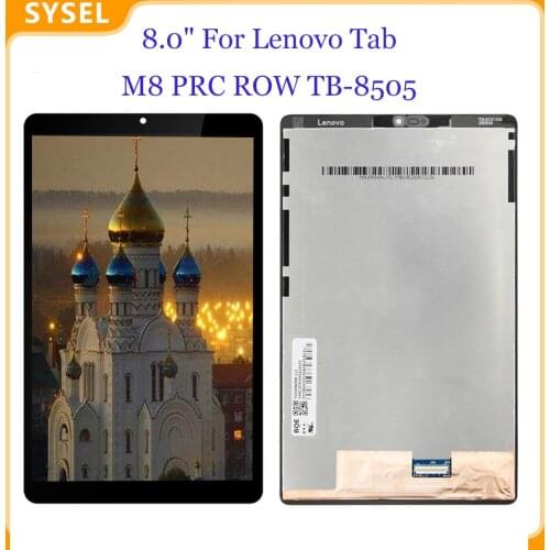 New 8.0" inch For Lenovo Tab M8 PRC ROW TB-8505 TB-8505X TB-8505F TB-8505 LCD Display + Touch Screen Digitizer Assembly