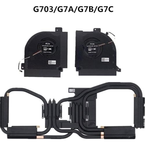 New original Laptop CPU Cooling Radiator Heatsink for Asus ROG strix G731 G731G G731GW