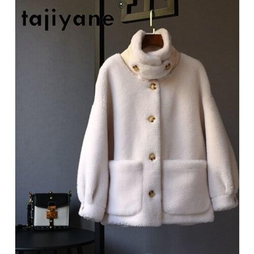 Real Coat Fur Winter Coats Women 2021 100% Wool Jackets Womenswear Especially Female Clothes High Quality Casaco TN1586