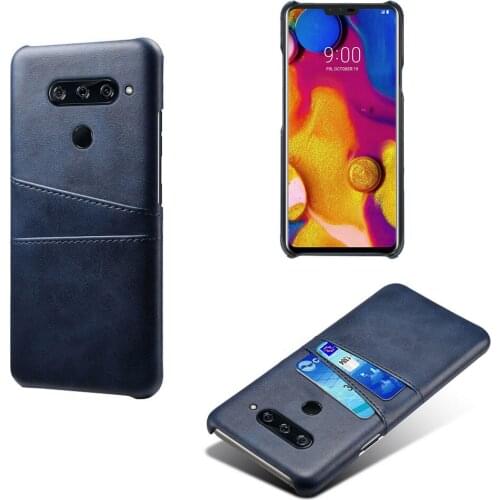 Luxury Card Slot Holder Phone Case For LG V40 ThinQ Case Leather Wallet Capa For LG V40ThinQ V405, LM-V405, LM-V409N Coque Funda