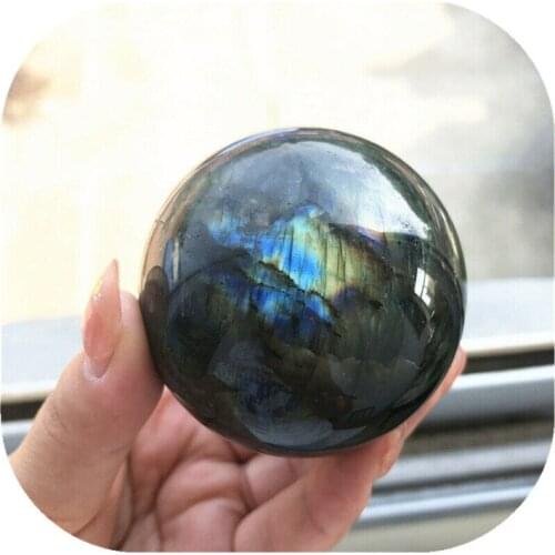 Labradorite Balls Crystals Healing Stone Natural Polished Spheres For Decoration