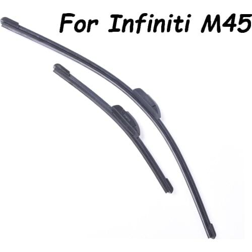 Front Wipers Blade For Infiniti M45 From 2003 2004 2005 2006 2007 2008 2009 2010 Windscreen Wiper Wholesale Car Accessories